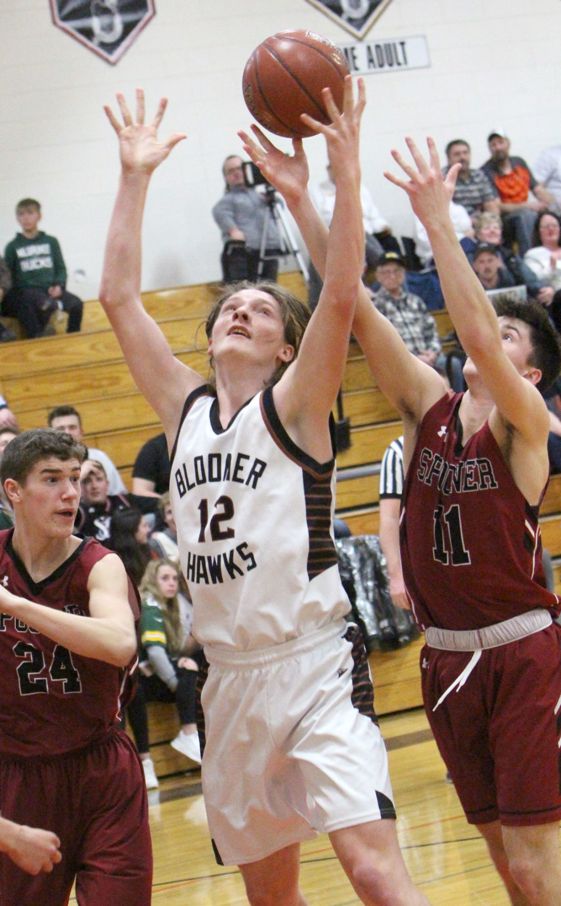 Spooner at Bloomer boys basketball 3-3-20